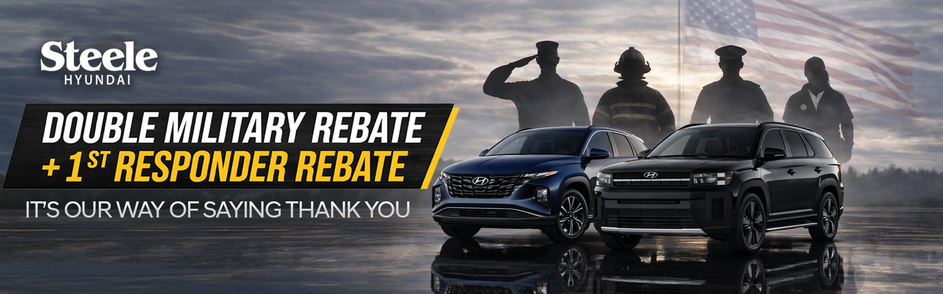 Home of the Double Military Rebate